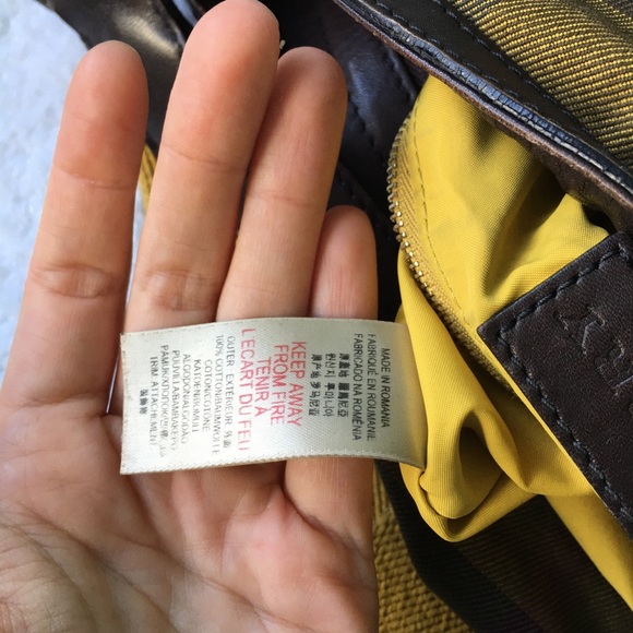 Burberry highmarket mustard brown hobo - Picture 5 of 8